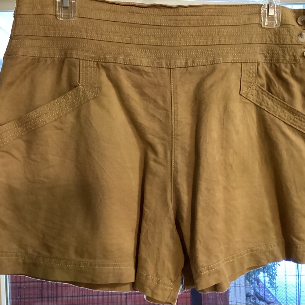 Anthropologie Women's Mustard Shorts